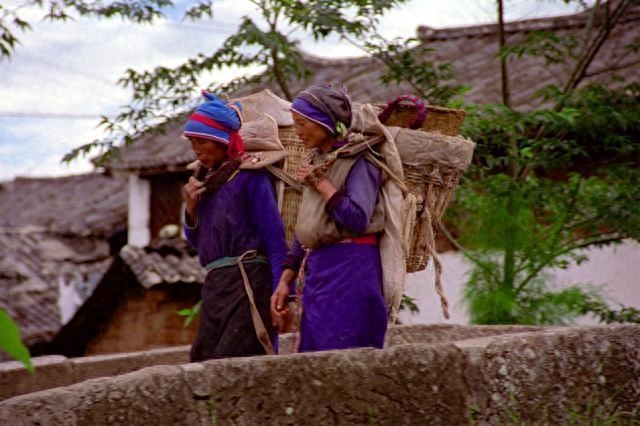 老城记忆，1998年的云南丽江古城，那时候还没有人山人海的游客
