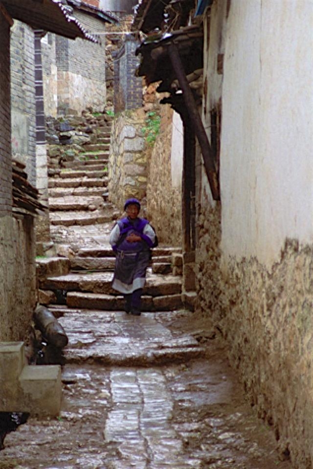 老城记忆，1998年的云南丽江古城，那时候还没有人山人海的游客
