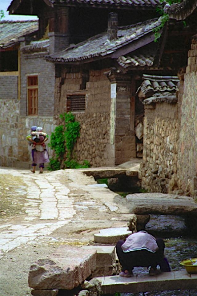 老城记忆，1998年的云南丽江古城，那时候还没有人山人海的游客